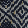 Boys Indigo Blue Chowkadi Motif Printed Kurta Set